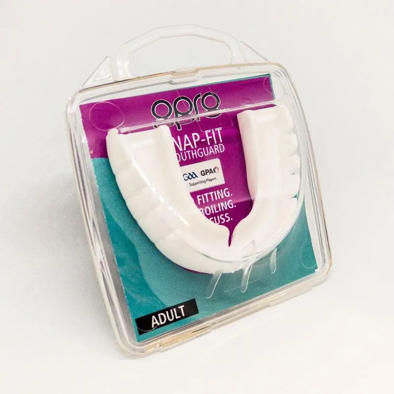 ■ GAA OPRO - Snap-Fit Mouthguard - Bright White