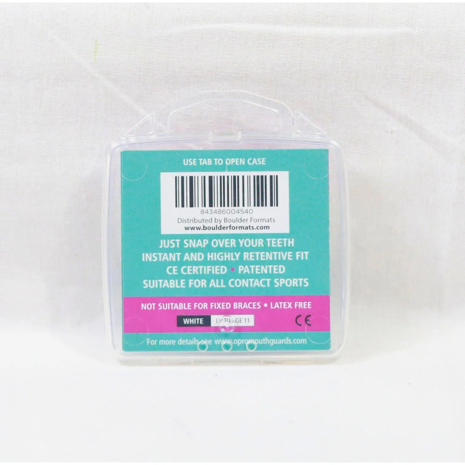 ■ GAA OPRO - Snap-Fit Mouthguard - Bright White