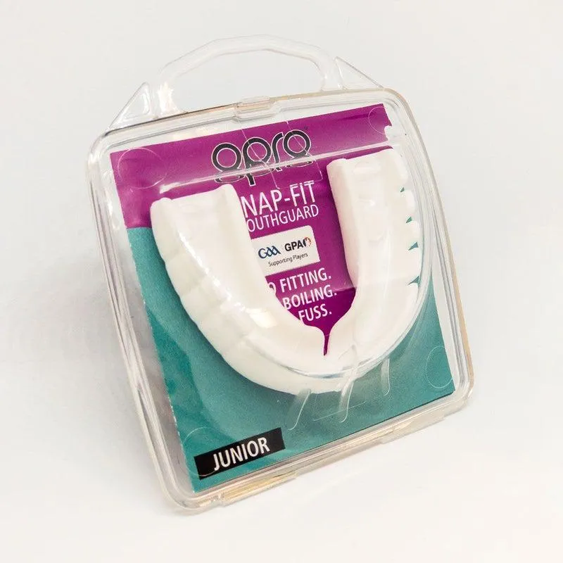 ■ GAA OPRO - Snap-Fit Mouthguard - Bright White