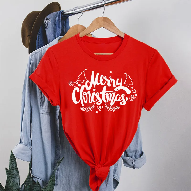 2022 Cotton Merry Christmas T-shirt