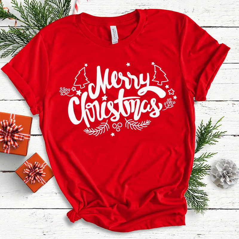 2022 Cotton Merry Christmas T-shirt