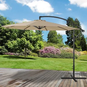 3M Banana Garden Parasol (Beige)