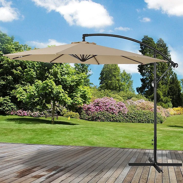 3M Banana Garden Parasol (Beige)
