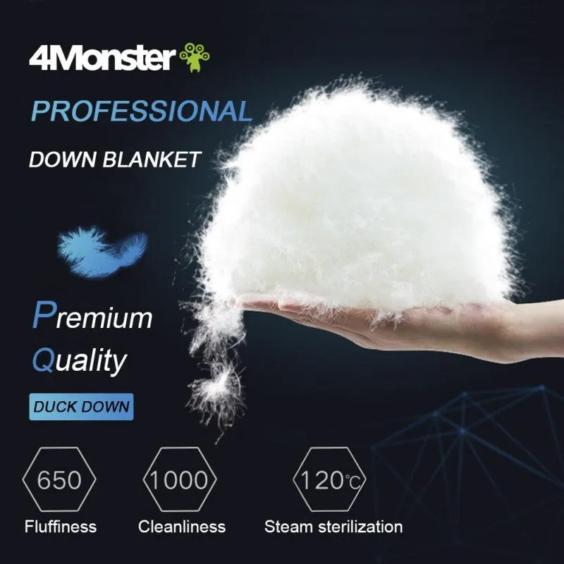 4 Monster - Trellis Fluffy Down Blanket (137x203) - (B-STOCK)