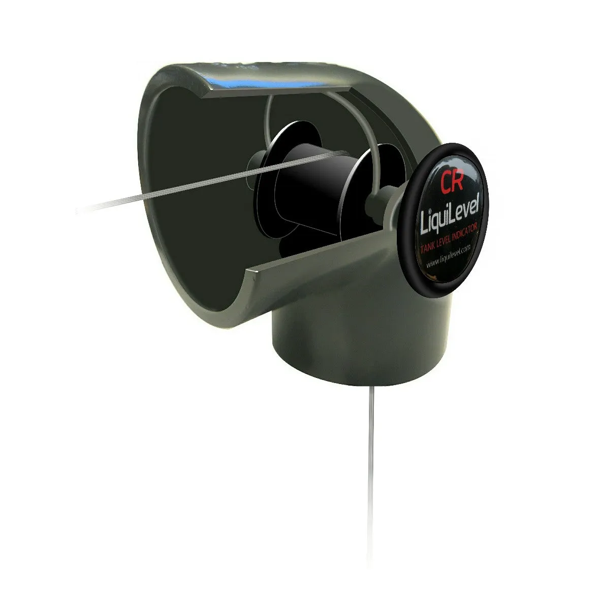 90° PVC Pulley Elbow for Tank Level Indicator