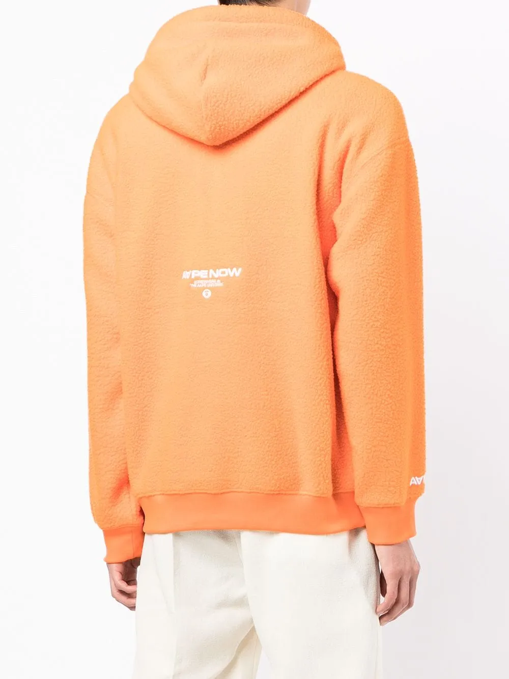 AAPE BY *A BATHING APE® logo-patch pullover hoodie