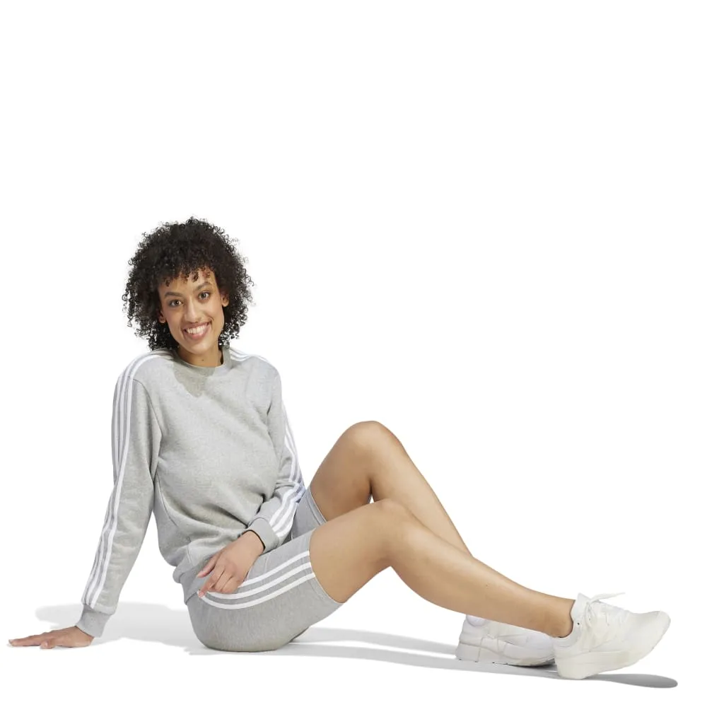 Adidas Womens Essentials 3-Stripes Fleece Sweatshirt