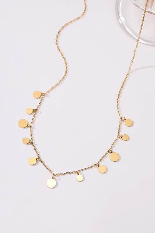 Alberta Mini Disk Necklace