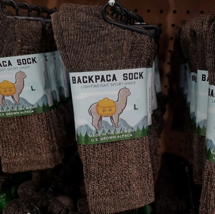 Alpaca Socks - Backpaca Crew Hiker