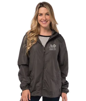 Alpha Phi Lightweight Windbreaker Jacket