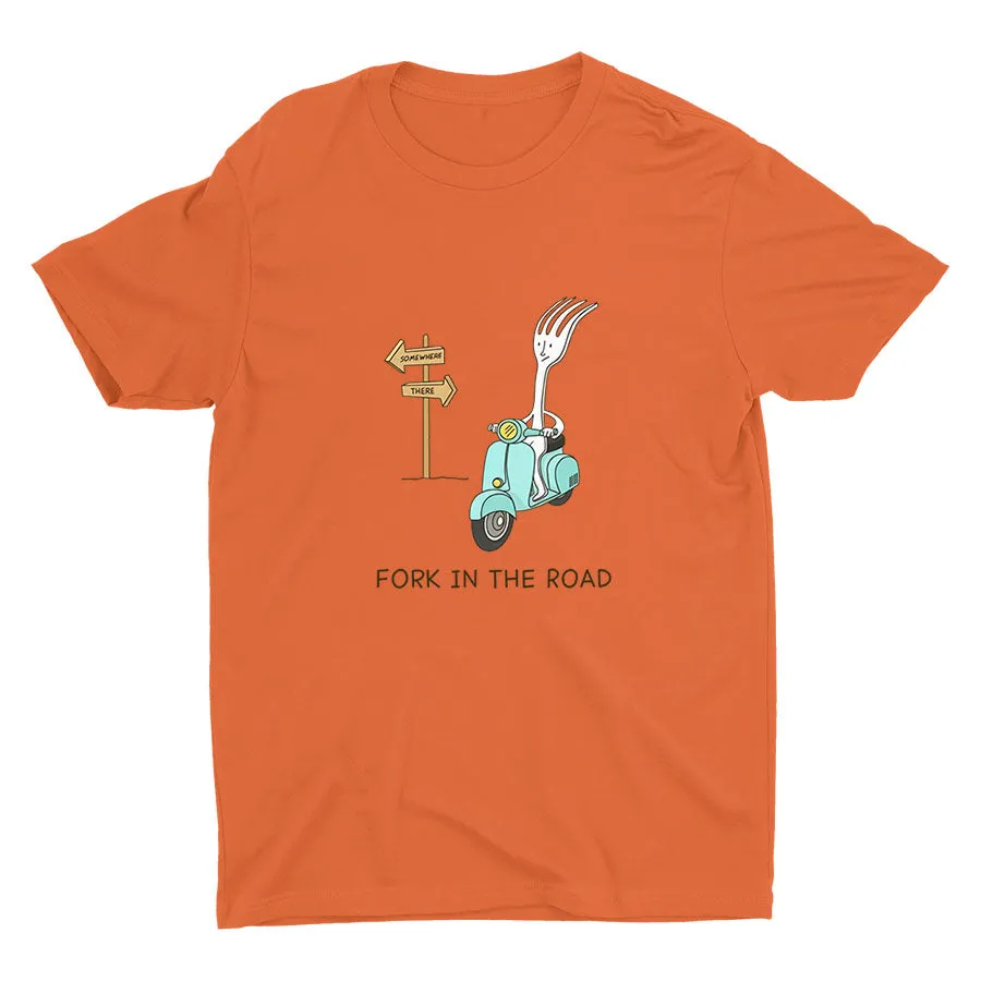 Another “Fork” In The Road Cotton Tee