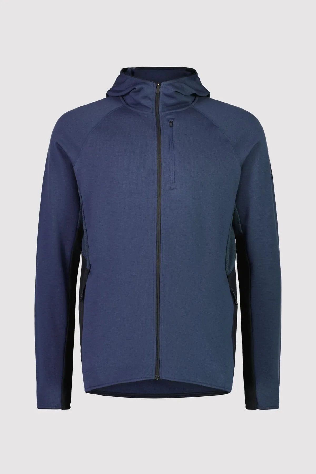 Approach Merino Gridlock Hood - Midnight
