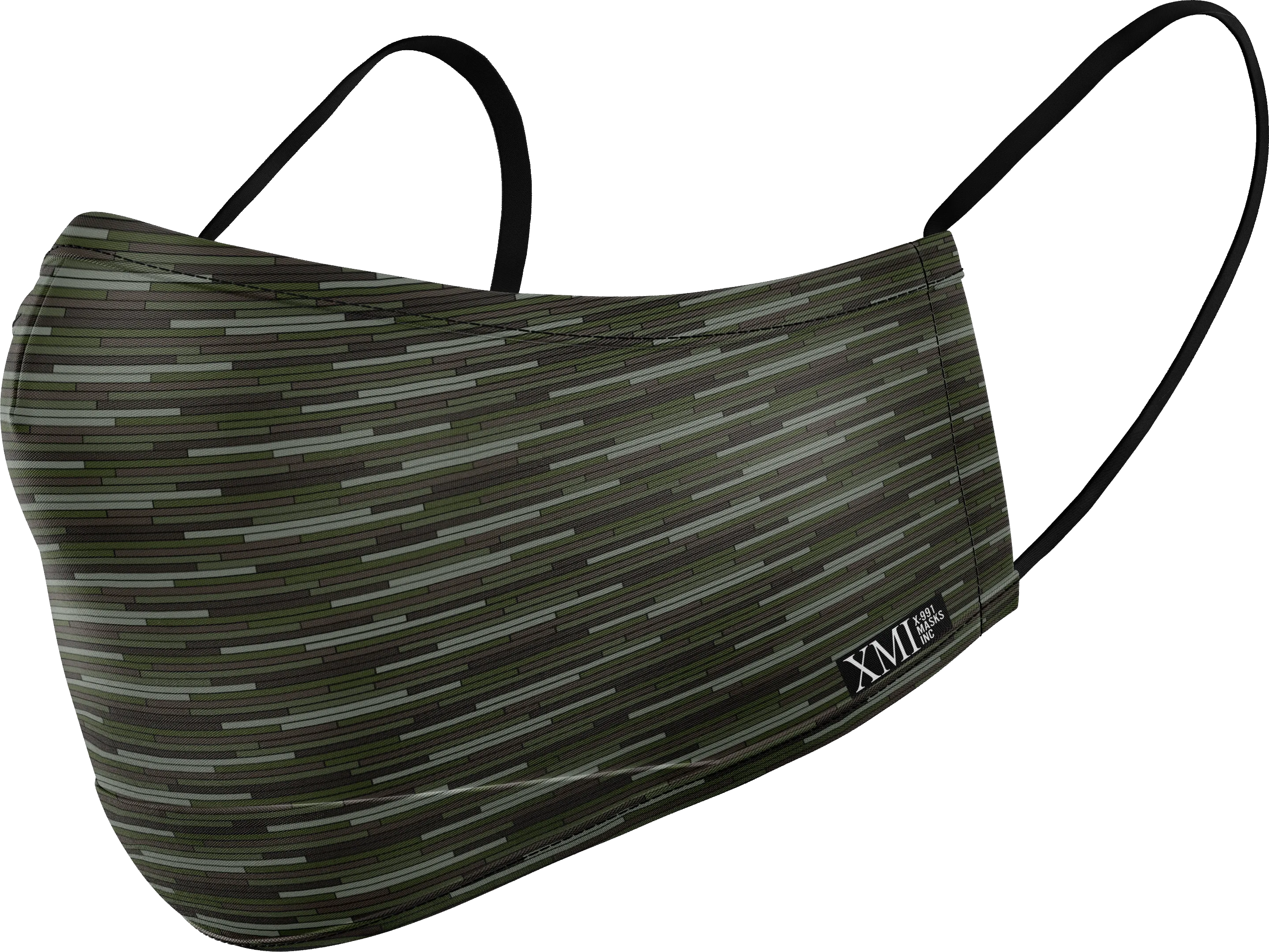 Art Deco Stripe printed mask