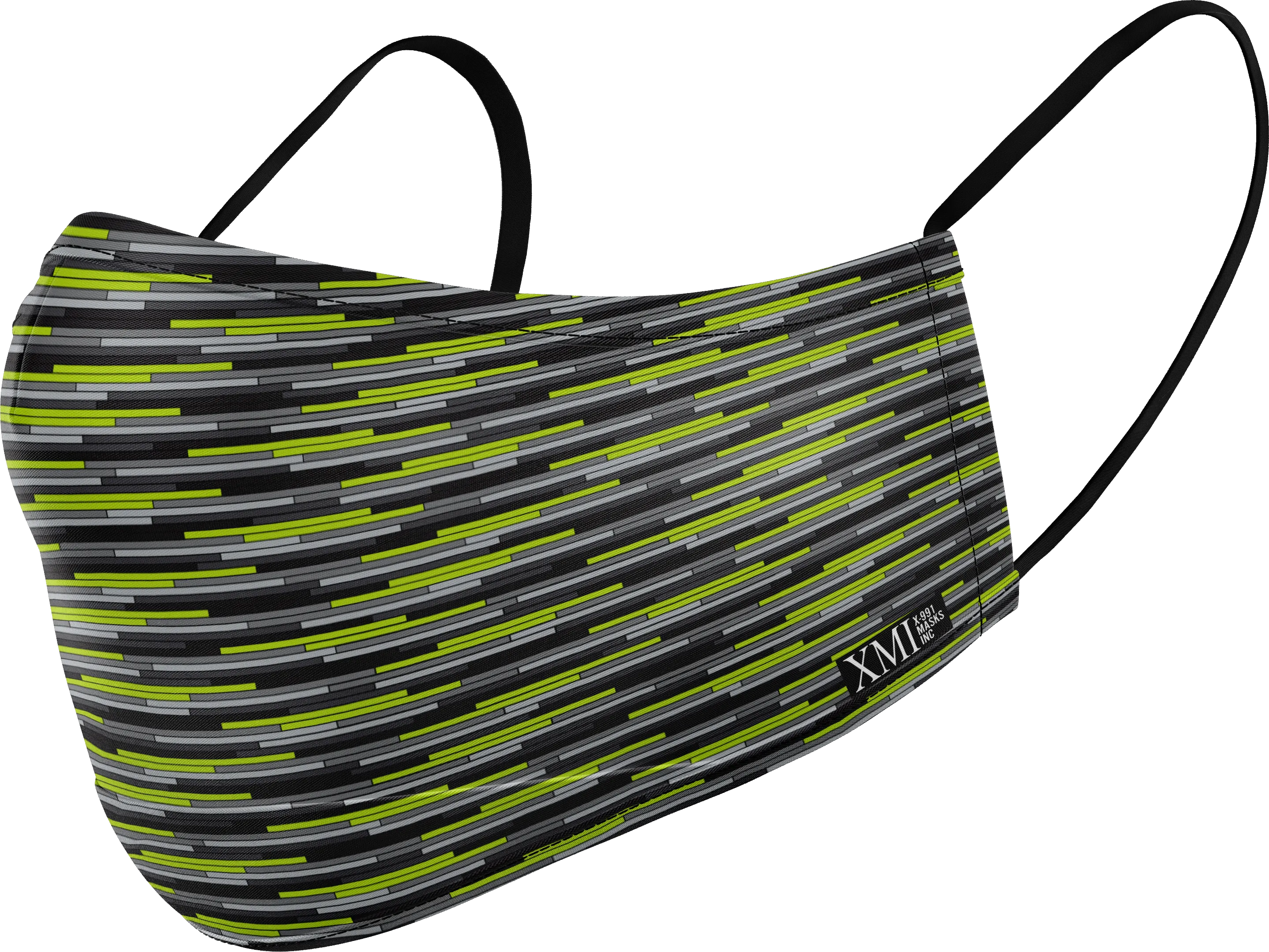 Art Deco Stripe printed mask