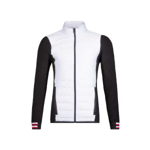 Arvin Primaloft Padded Full Zip in White/Black