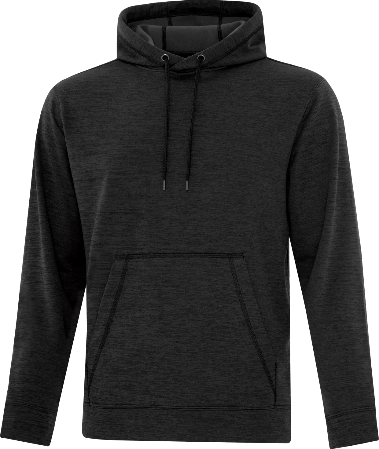 ATC™ Dynamic Heather Polyester Hoodie Black