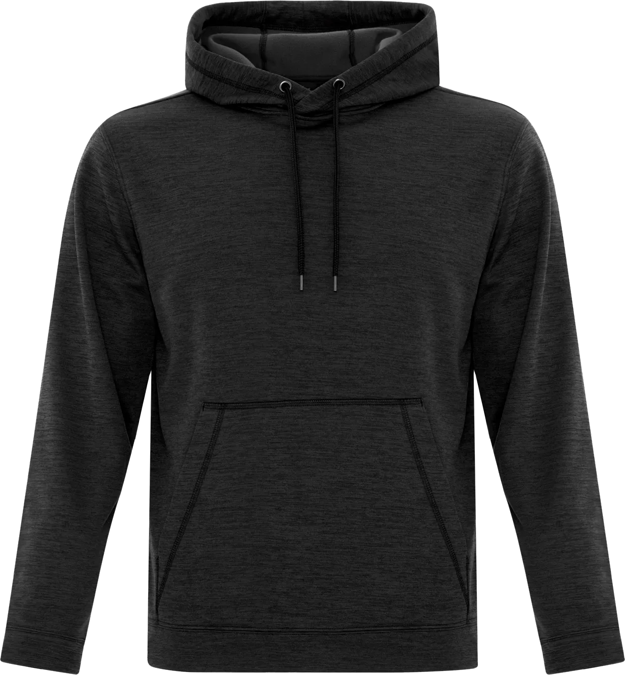 ATC™ Dynamic Heather Polyester Hoodie Black