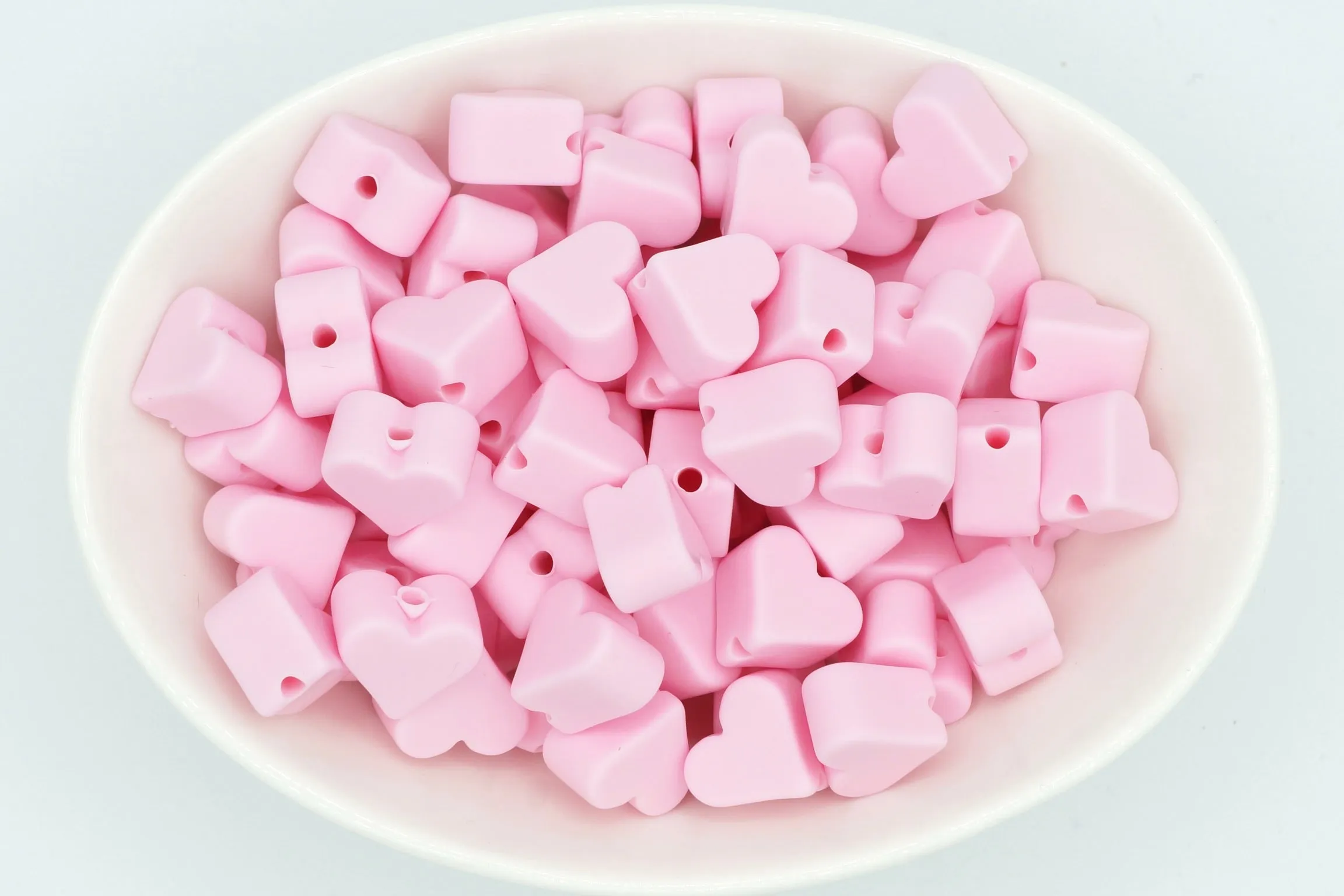Baby Pink (14mm Heart)