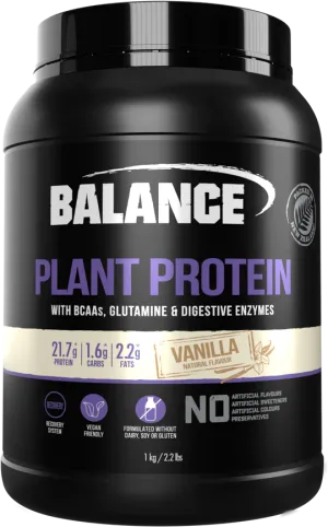 Balance Plant Protein Vanilla 1 Kg