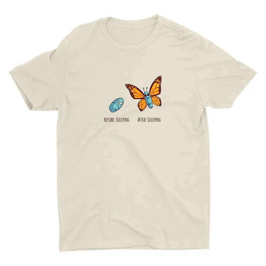 Before And After Sleeping Cotton Tee