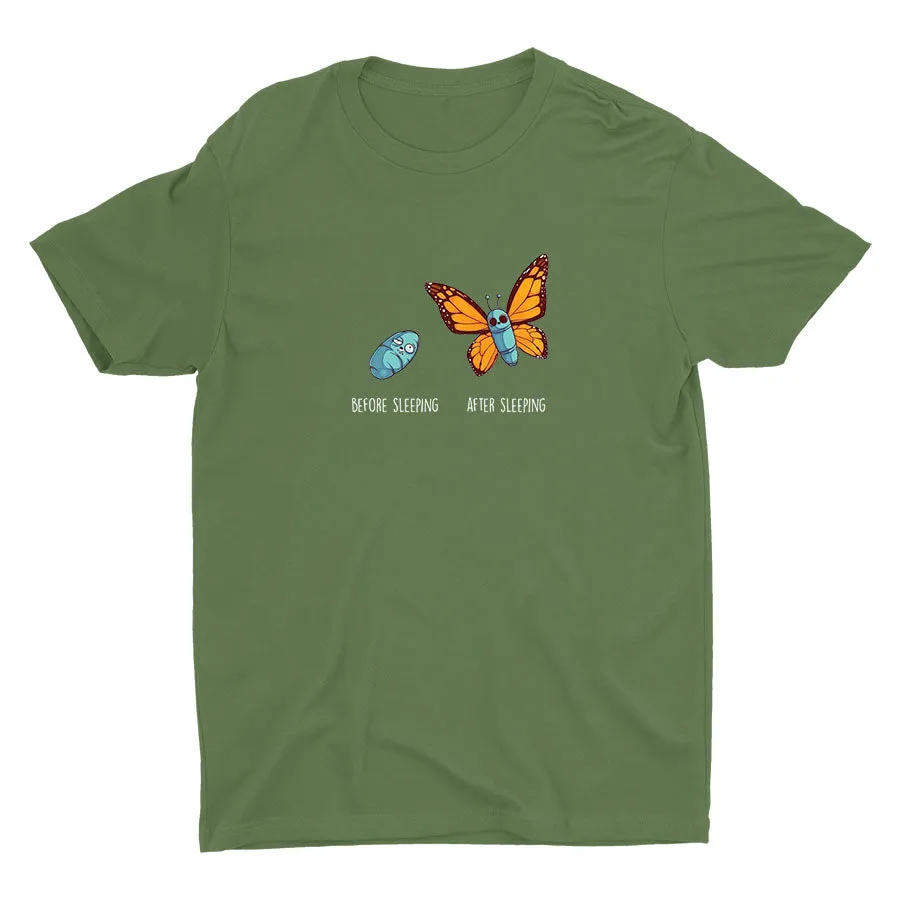 Before And After Sleeping Cotton Tee