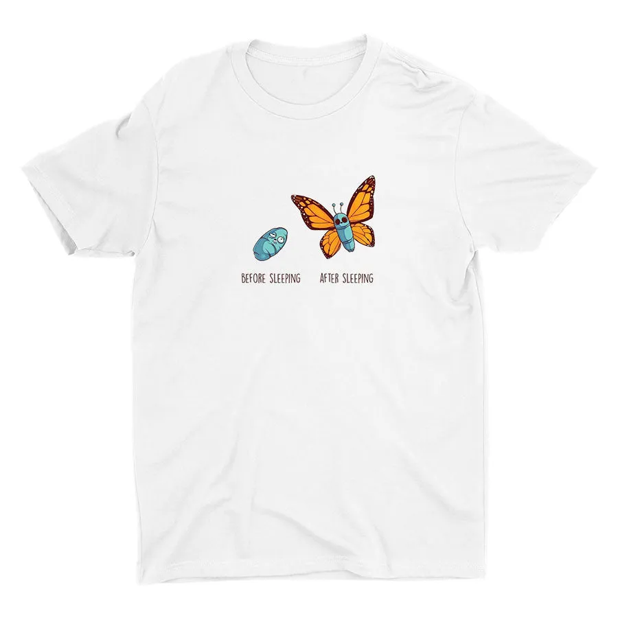 Before And After Sleeping Cotton Tee