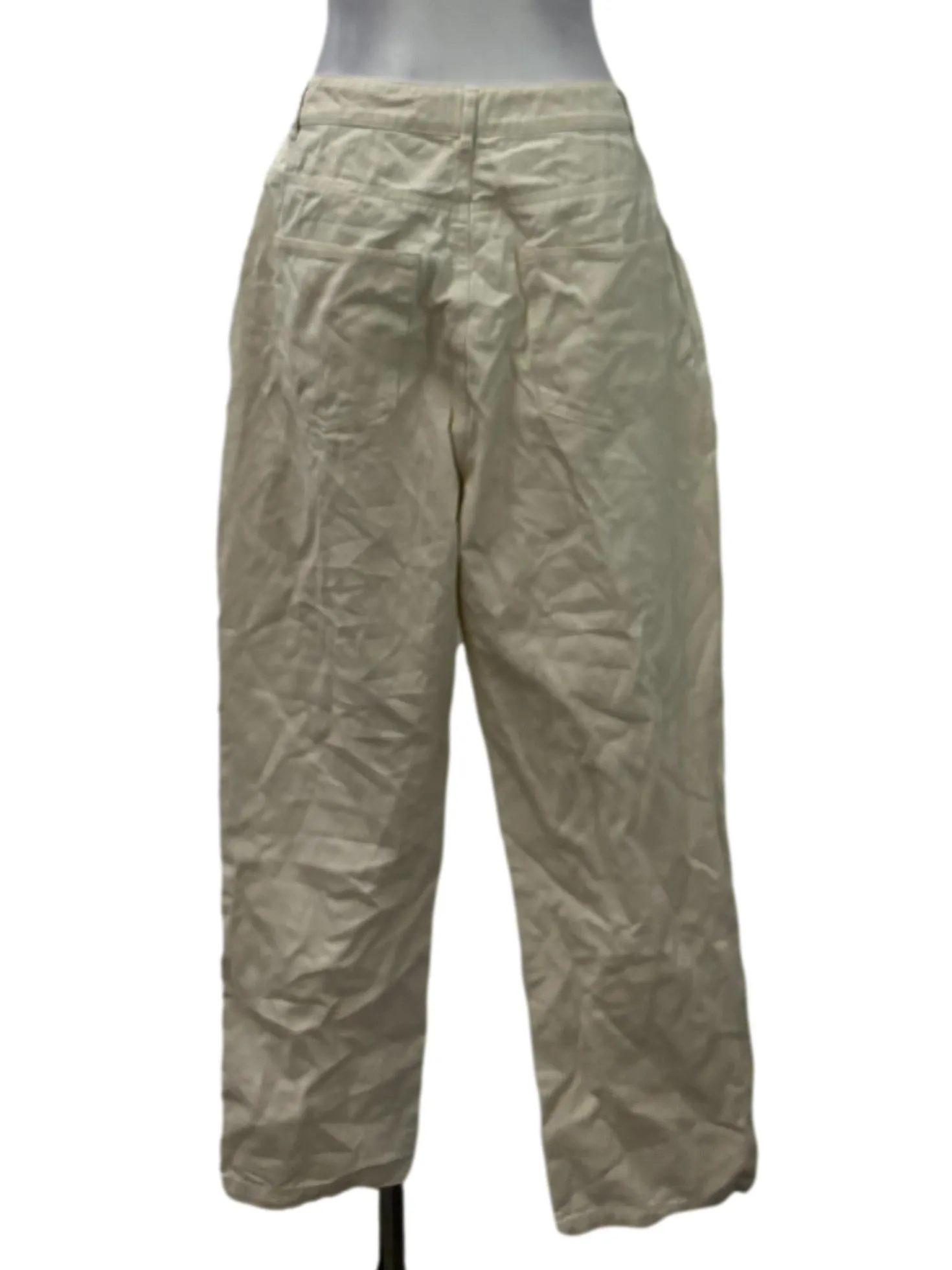 Beige Button Pants TCL