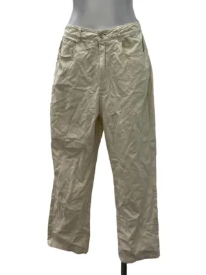 Beige Button Pants TCL