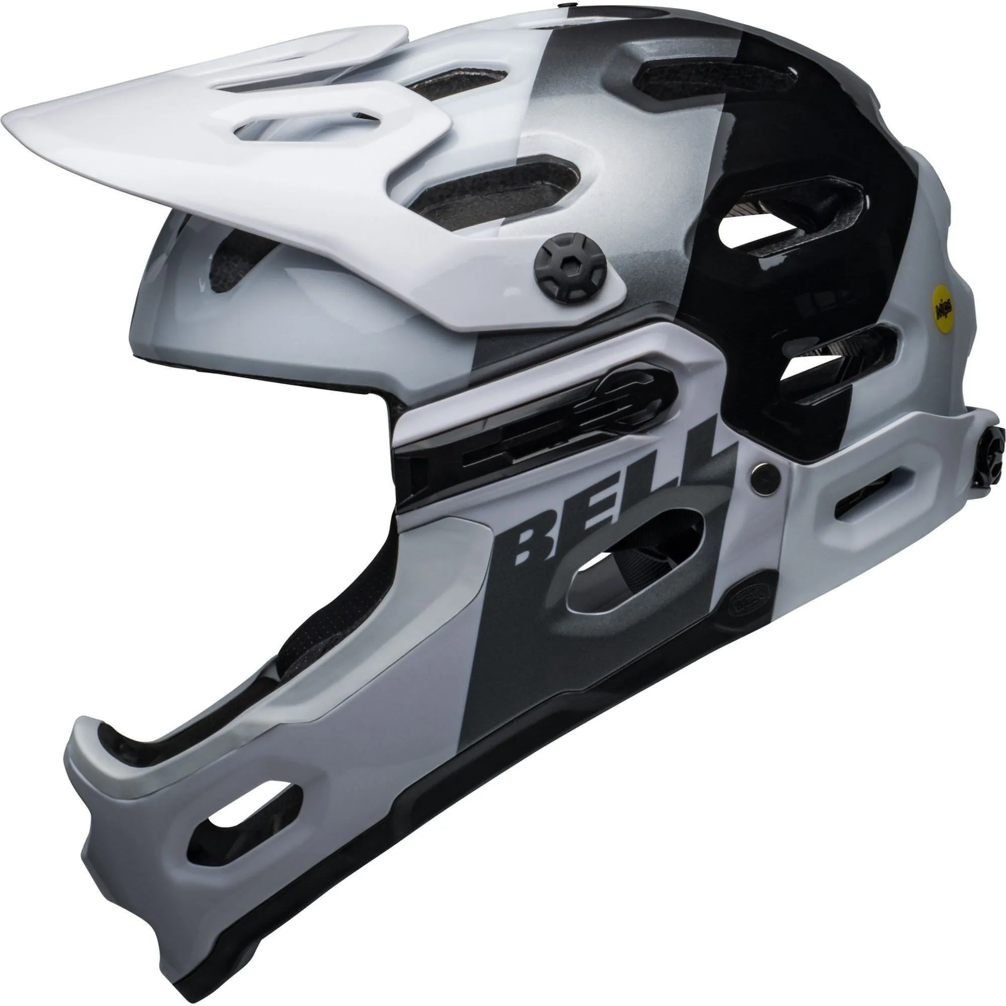 Bell Super 3R MIPS MTB Full Face Cycling Helmet - White