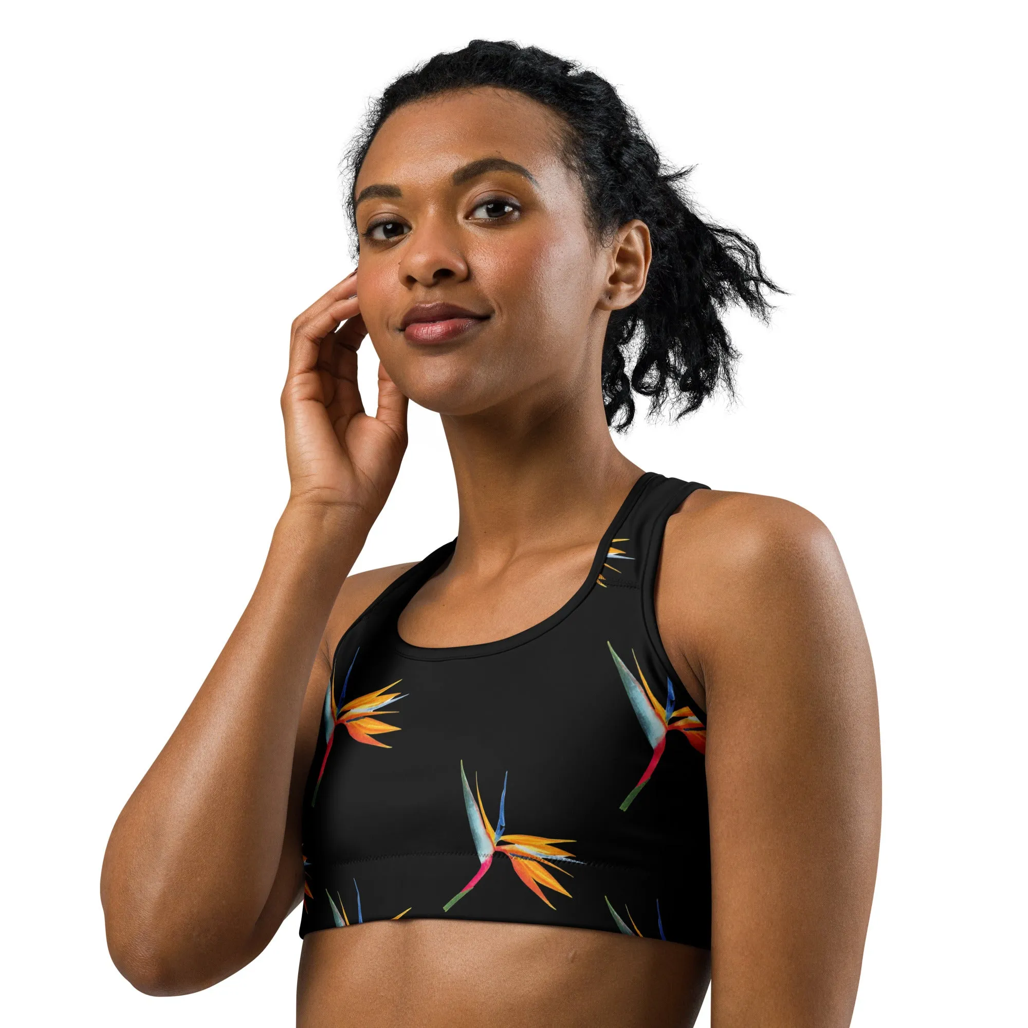 Birds of Paradise Sports Bra