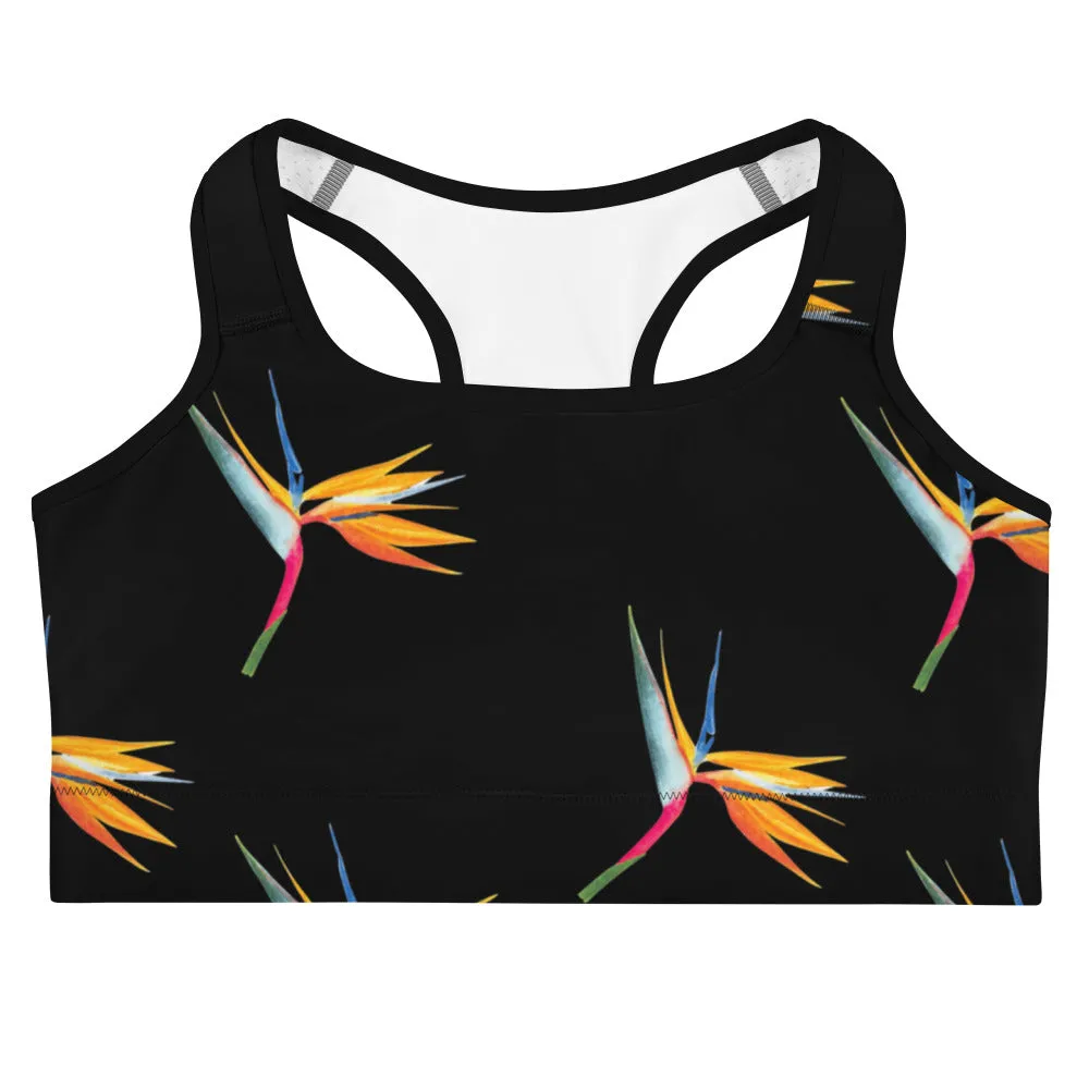 Birds of Paradise Sports Bra