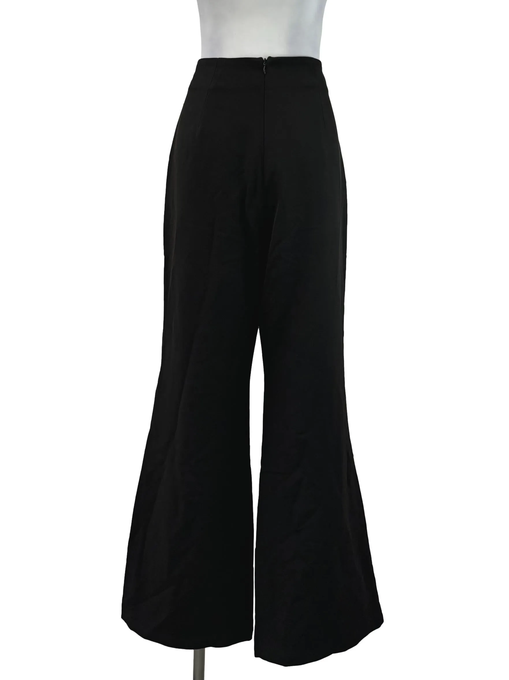 Black Flare Edge Pants