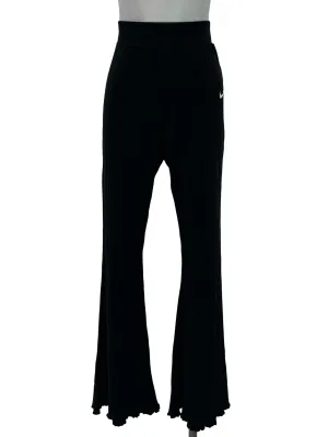 Black Knitted High Waisted Pants