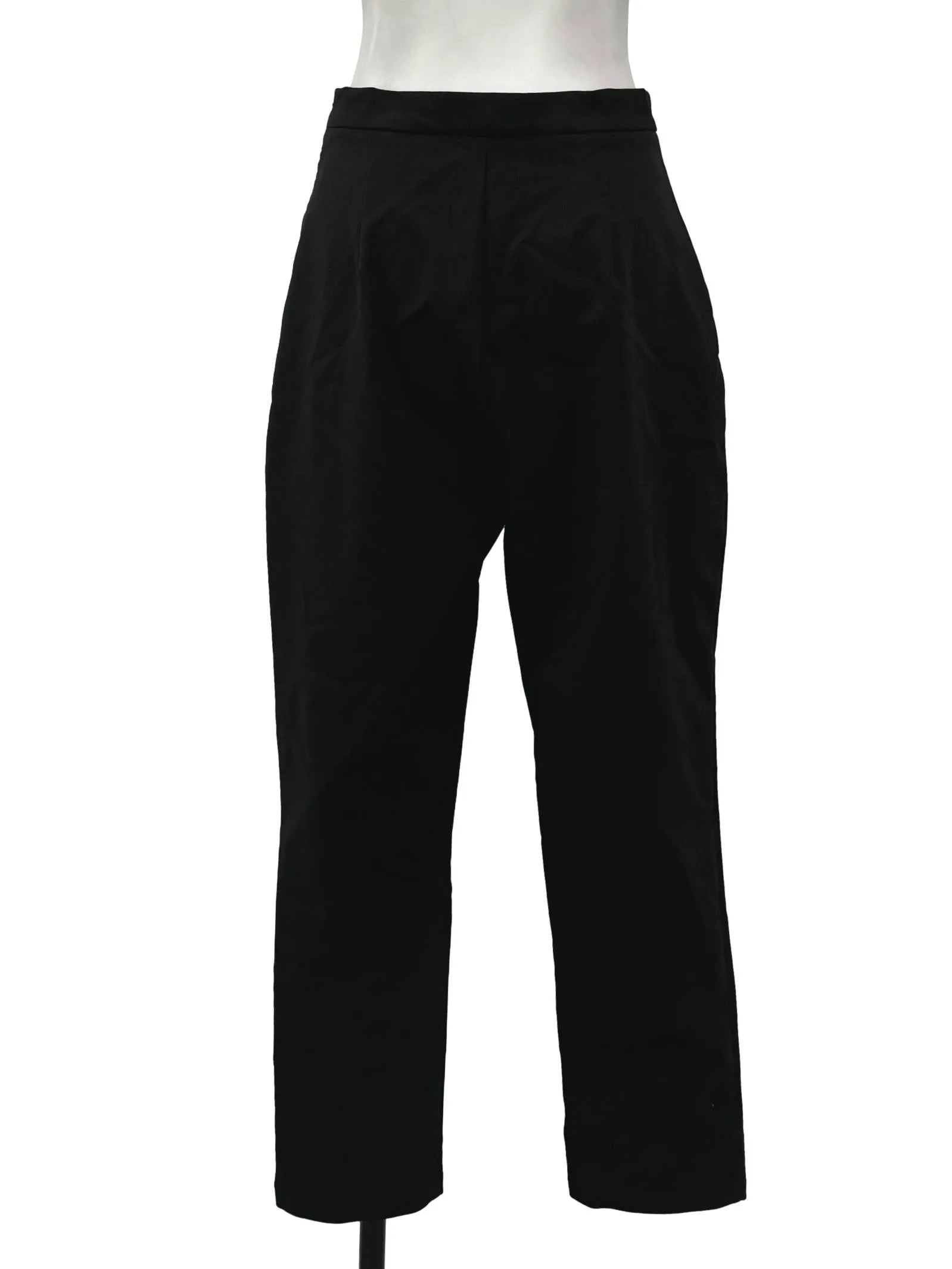 Black Pegged Pants