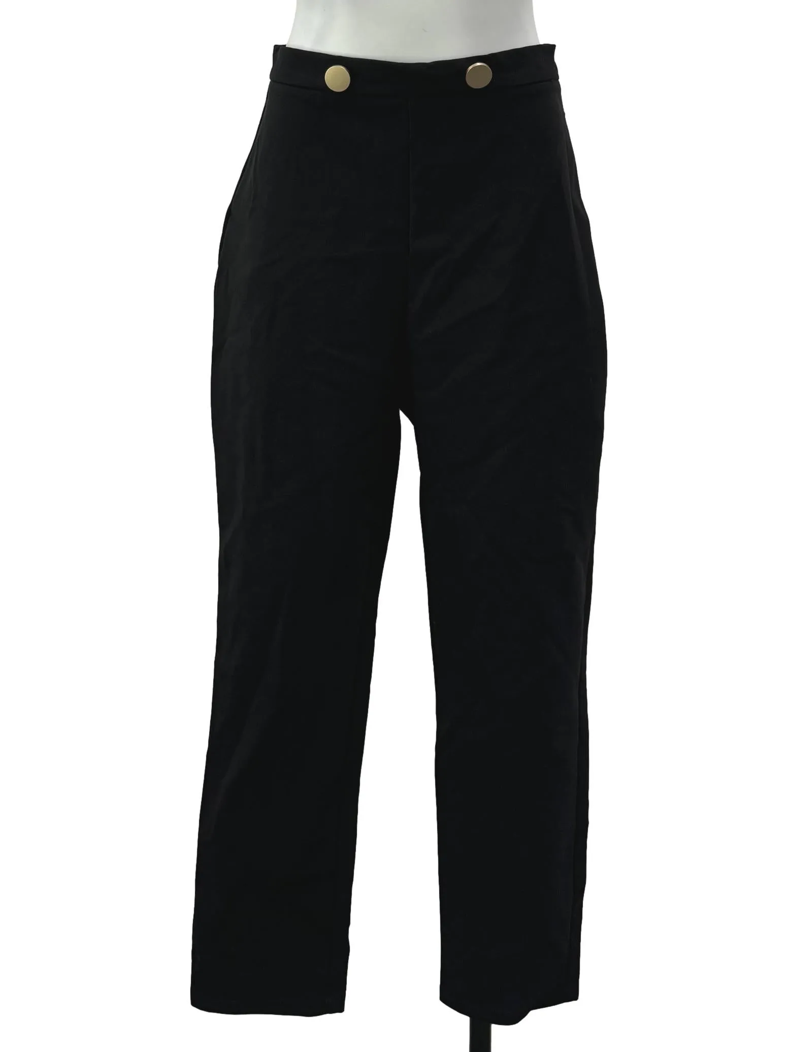 Black Pegged Pants
