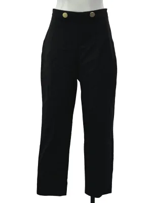 Black Pegged Pants