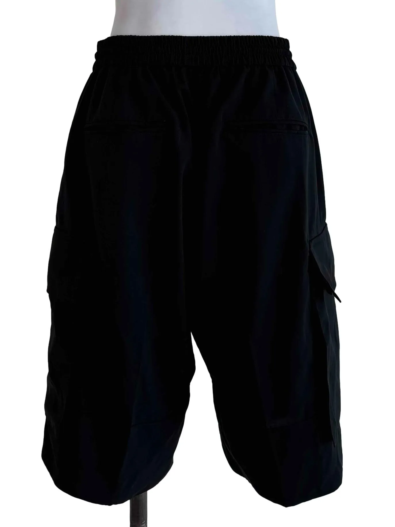 Black Plain Short Pants