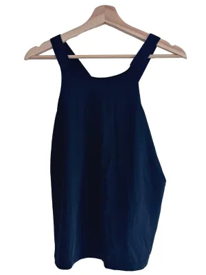 Black Plain Tank Top