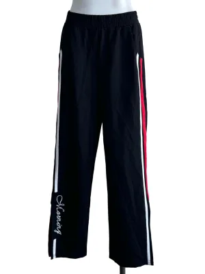 Black Red Stripes Pants