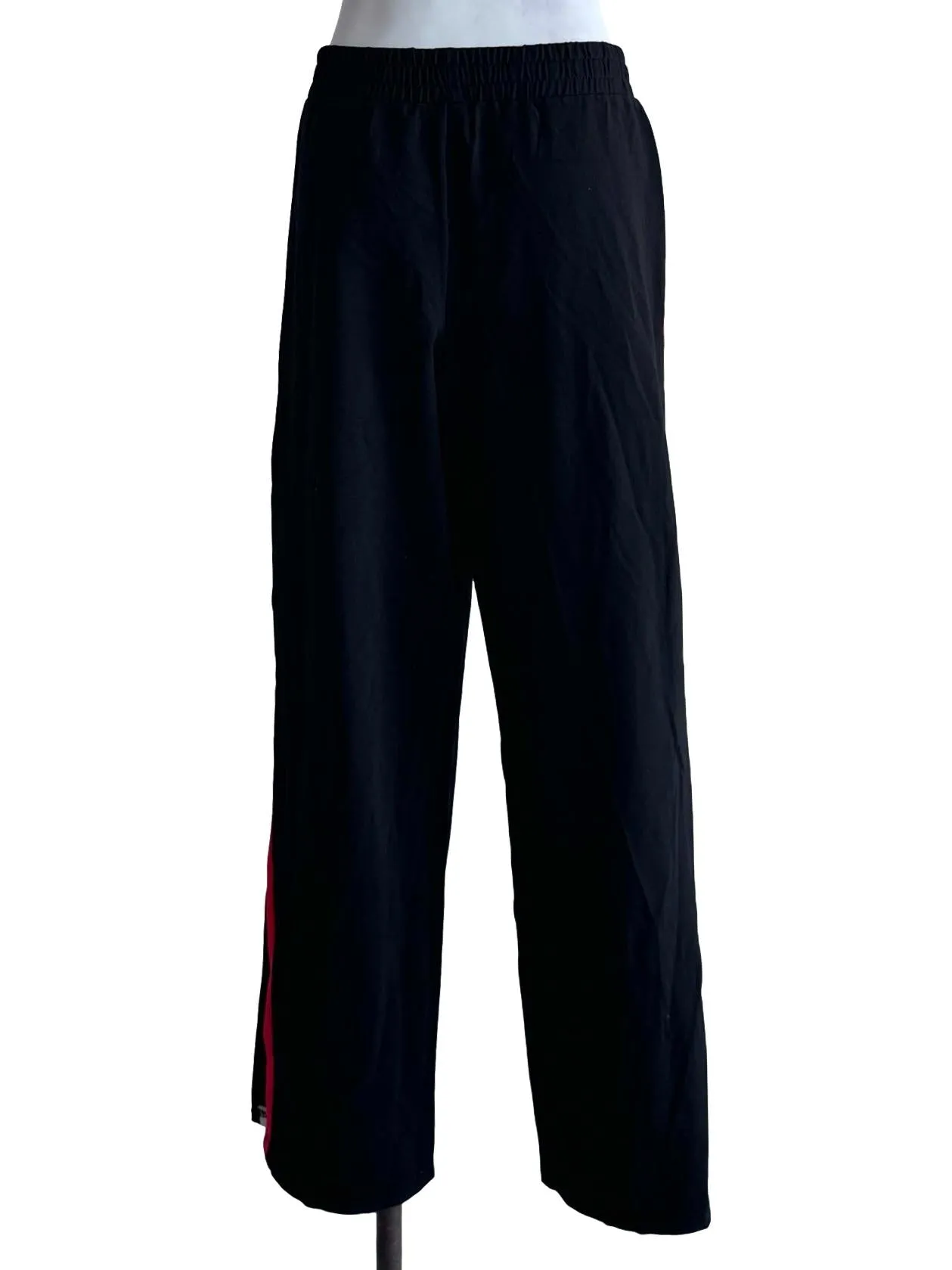 Black Red Stripes Pants