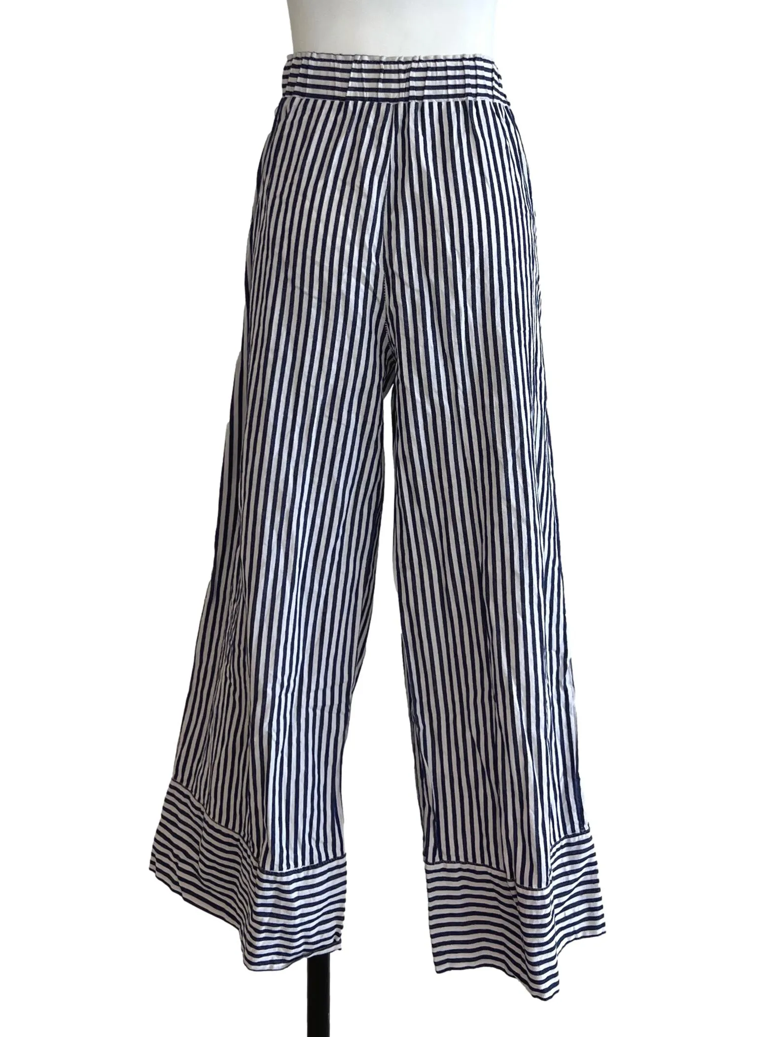 Blue White Stripe Pants