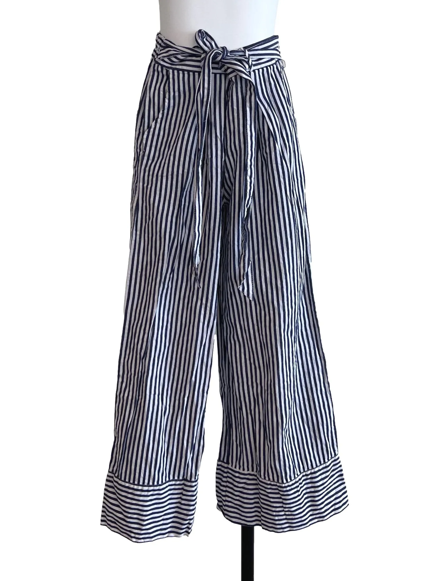 Blue White Stripe Pants