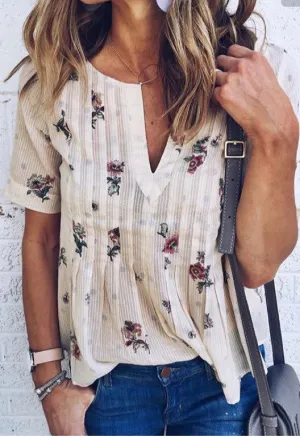 Boho Life Floral Blouse