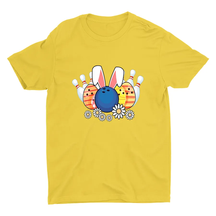 Bowling Bunny Printed Cotton Tee