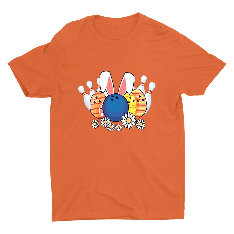 Bowling Bunny Printed Cotton Tee