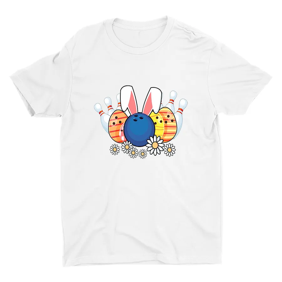 Bowling Bunny Printed Cotton Tee