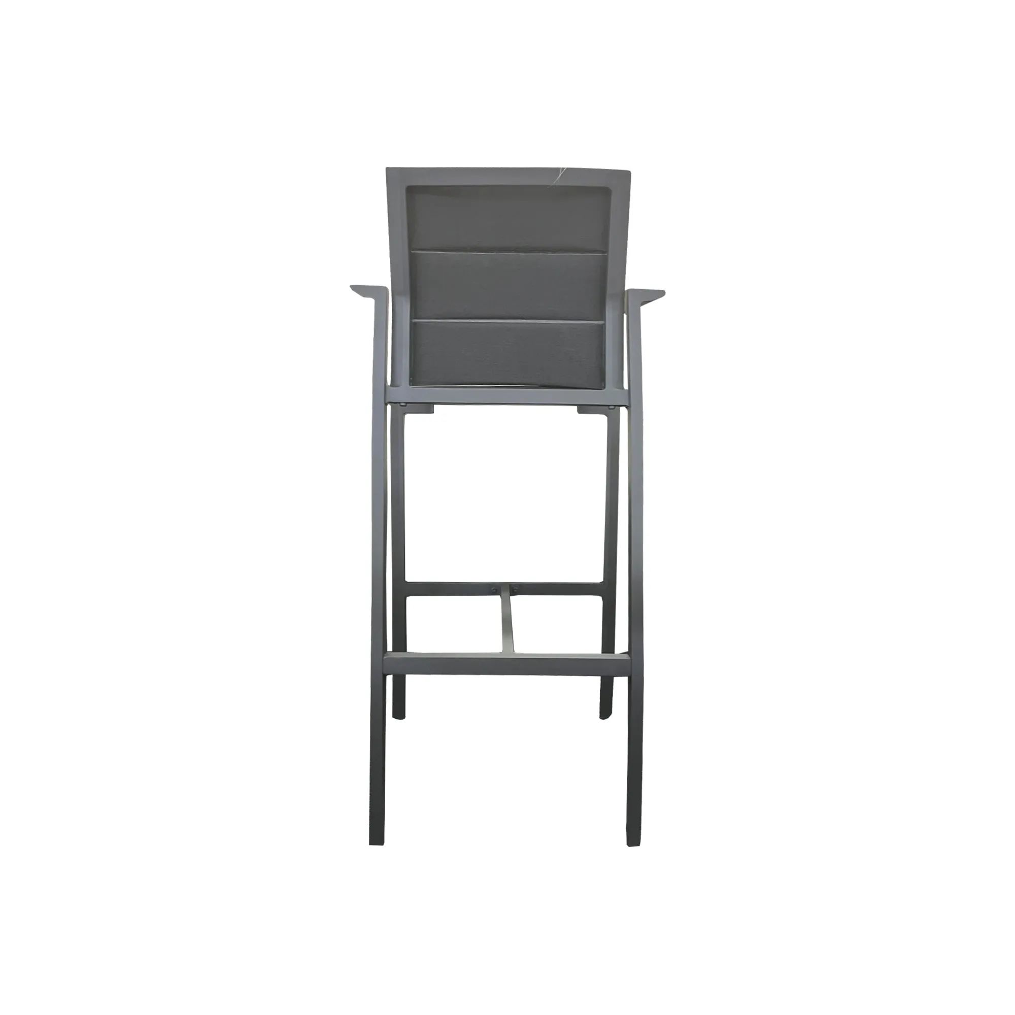 Bremen Outdoor Bar Chair - Charcoal