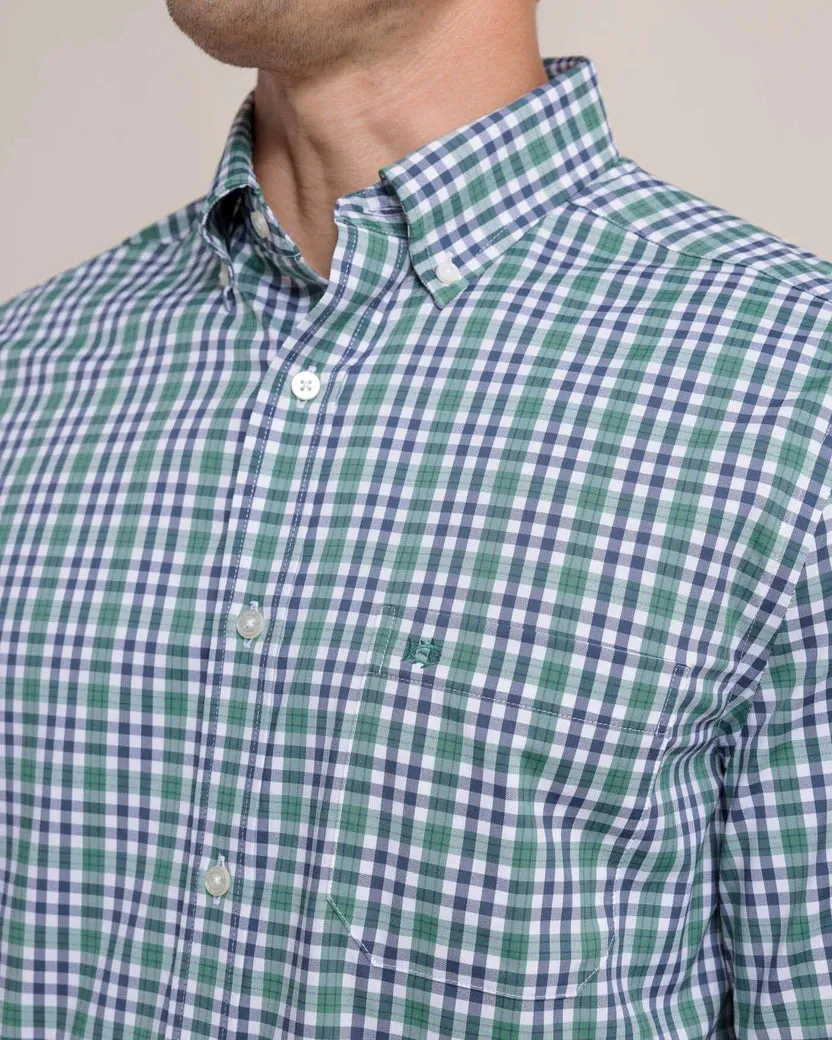 Brr Intercoastal Haywood Plaid Sport Shirt (Fir)