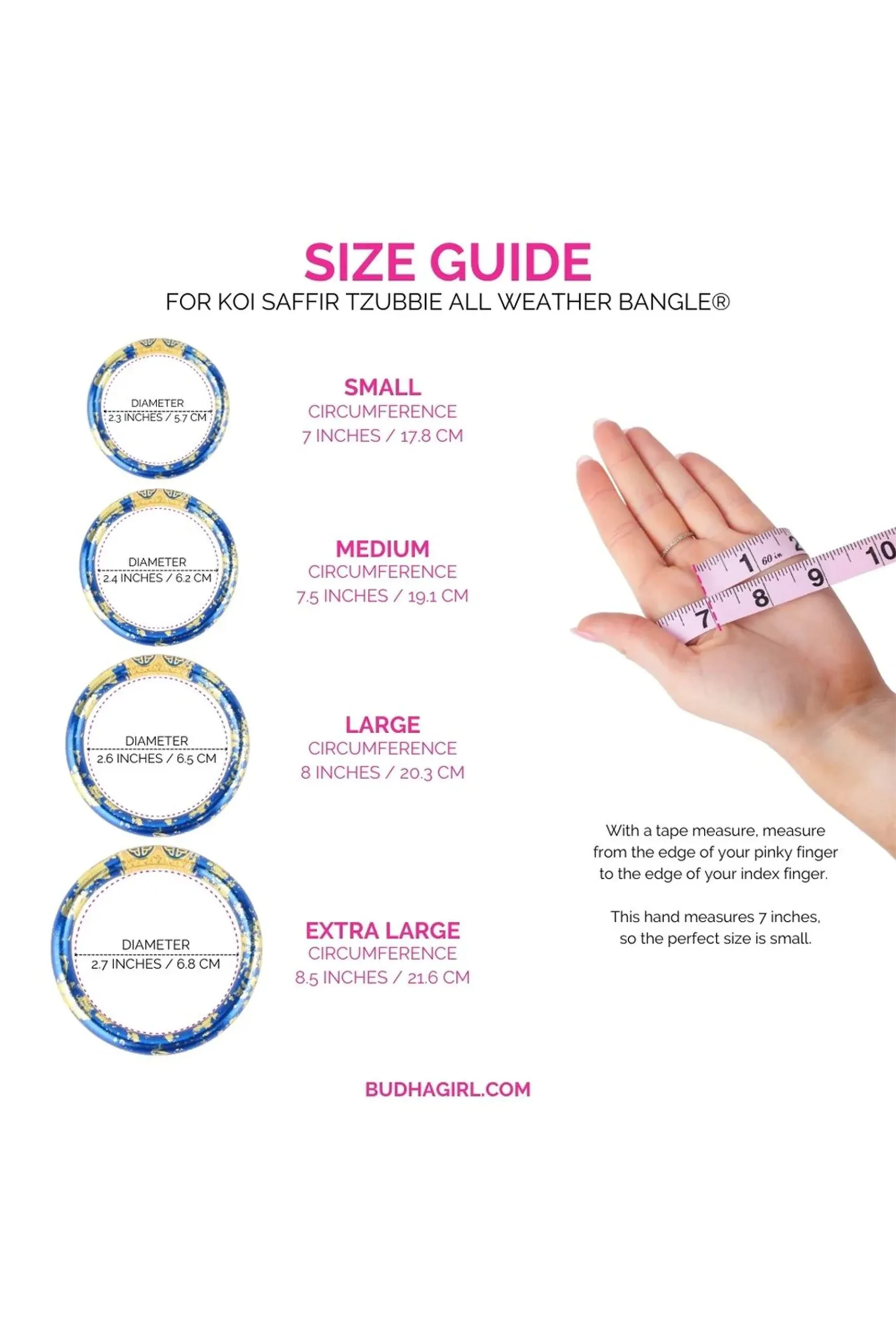 BUDHAGIRL - TZUBBIE All Weather Bangle in Blue Koi