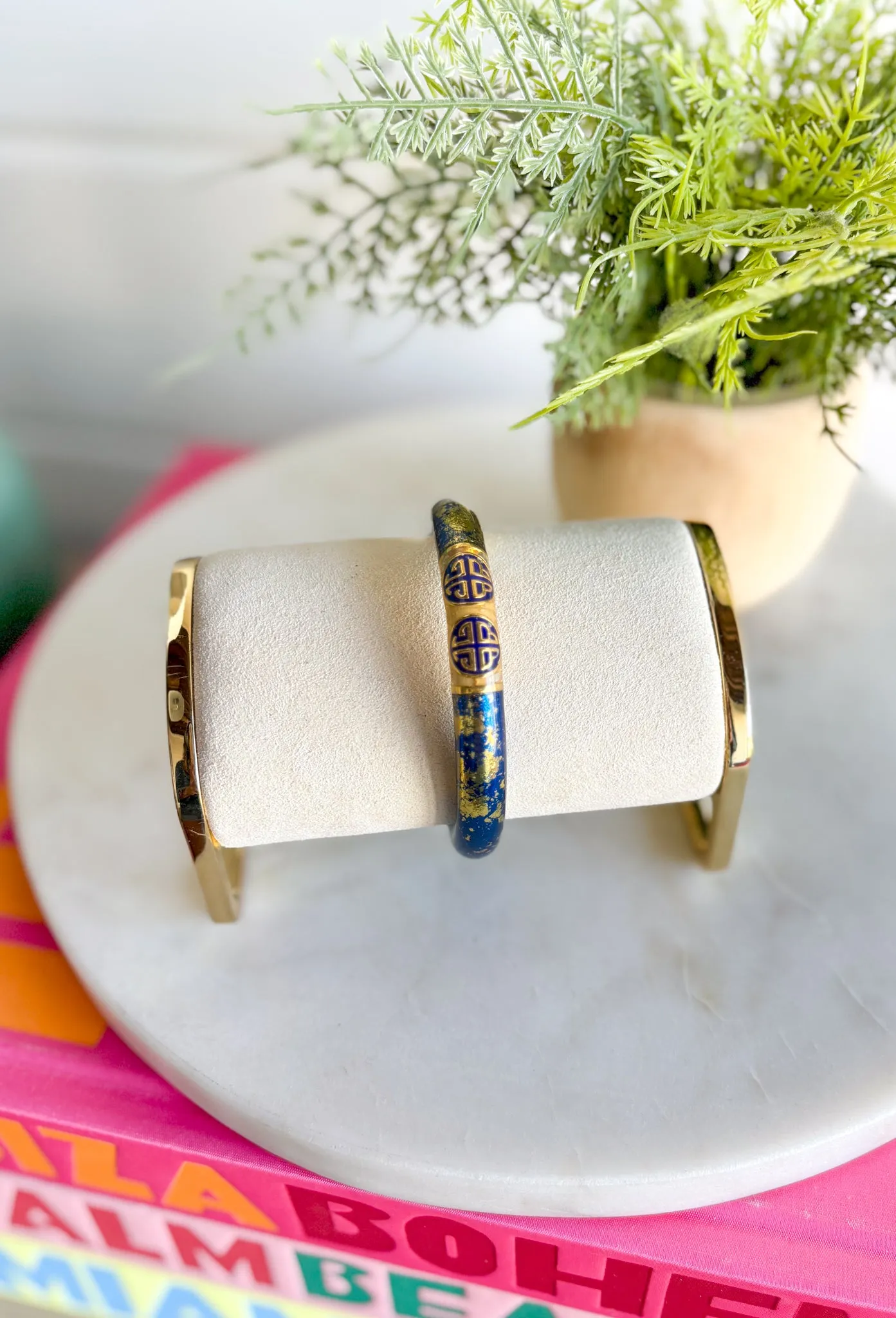 BUDHAGIRL - TZUBBIE All Weather Bangle in Blue Koi